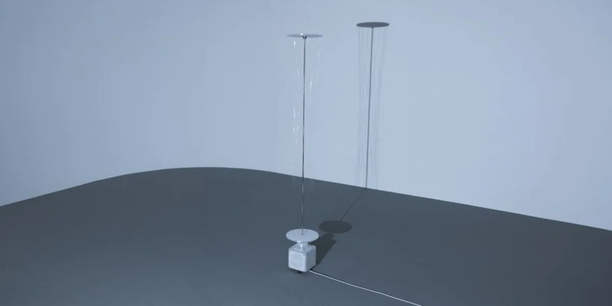 yotaro sakamoto's kinetic thread column transforms human presence into shifting shadows - 1