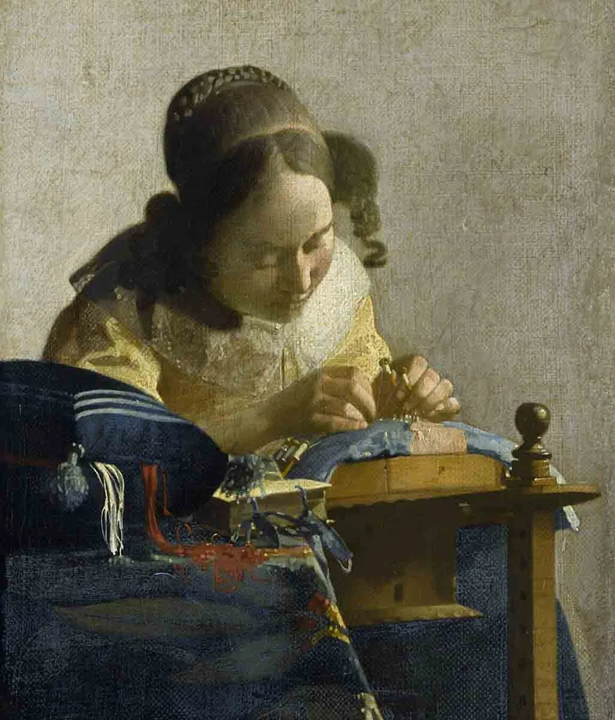 johannes vermeer lacemaker painting