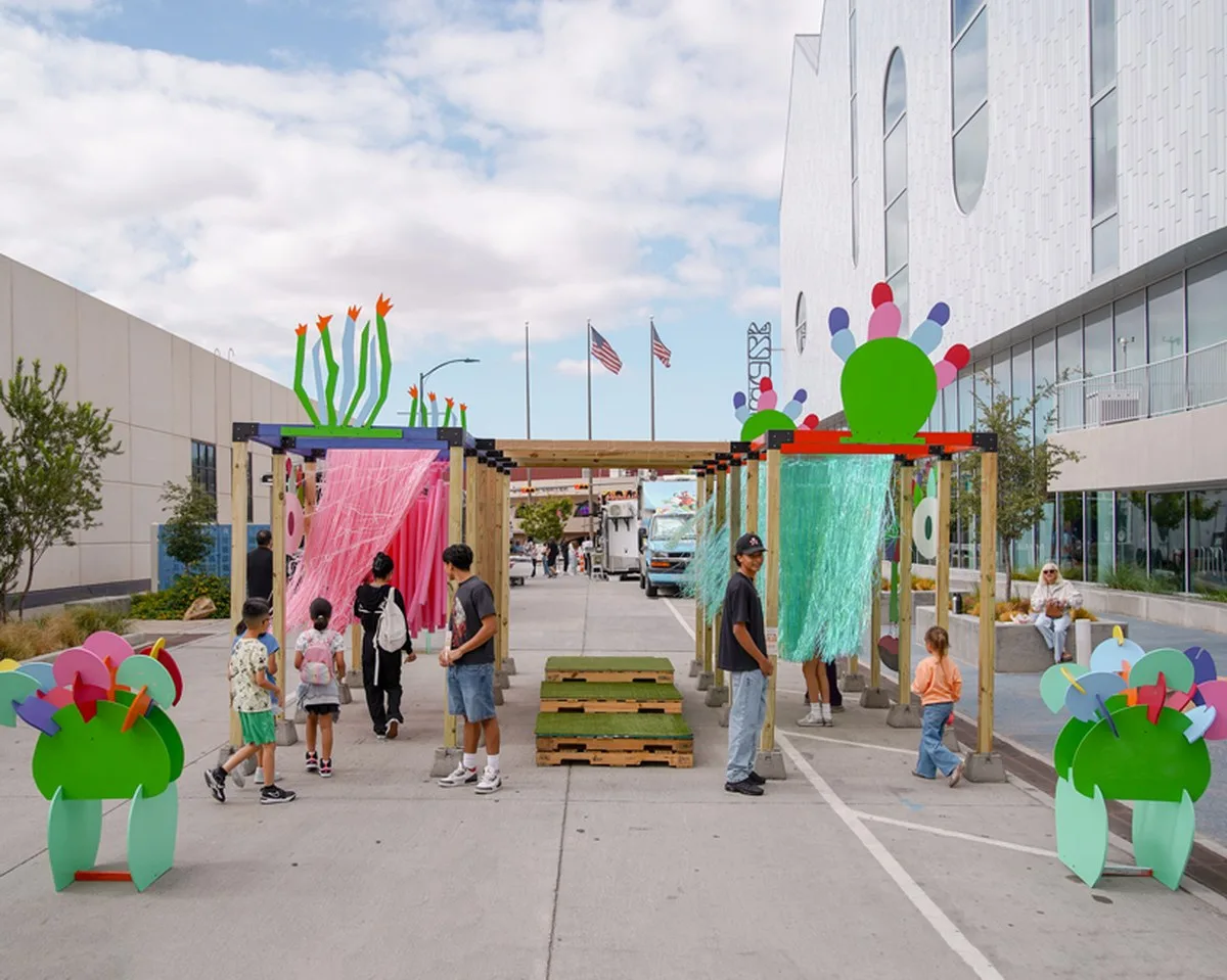 nomada turns a pergola into a desert inspired playscape in downtown el paso 2