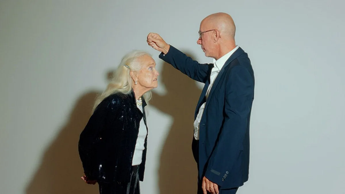watch carsten höller turn art-world encounters into surreal games for a giant polaroid - 2