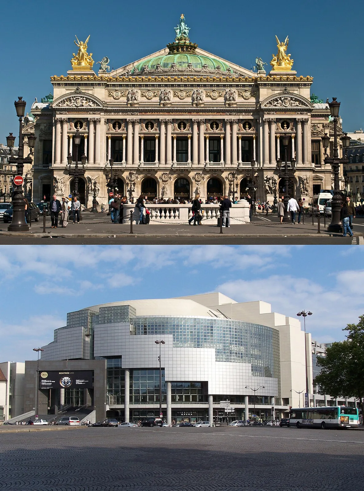Collage Garnier Bastille